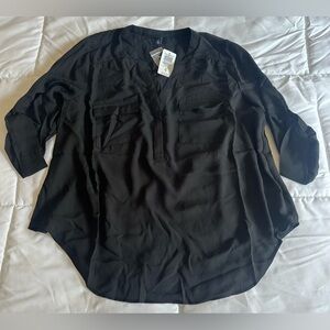 New Torrid Shear Type Black Top Sz M/L (US 10)